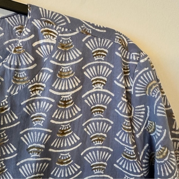 MIRTH-CAFTAN SeaShell Handmade Edition Textile Mini Dress (Size:Small) - Picture 11 of 16